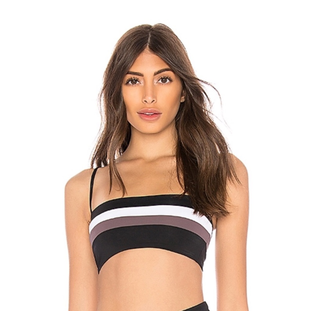 L space rebel stripe top XS